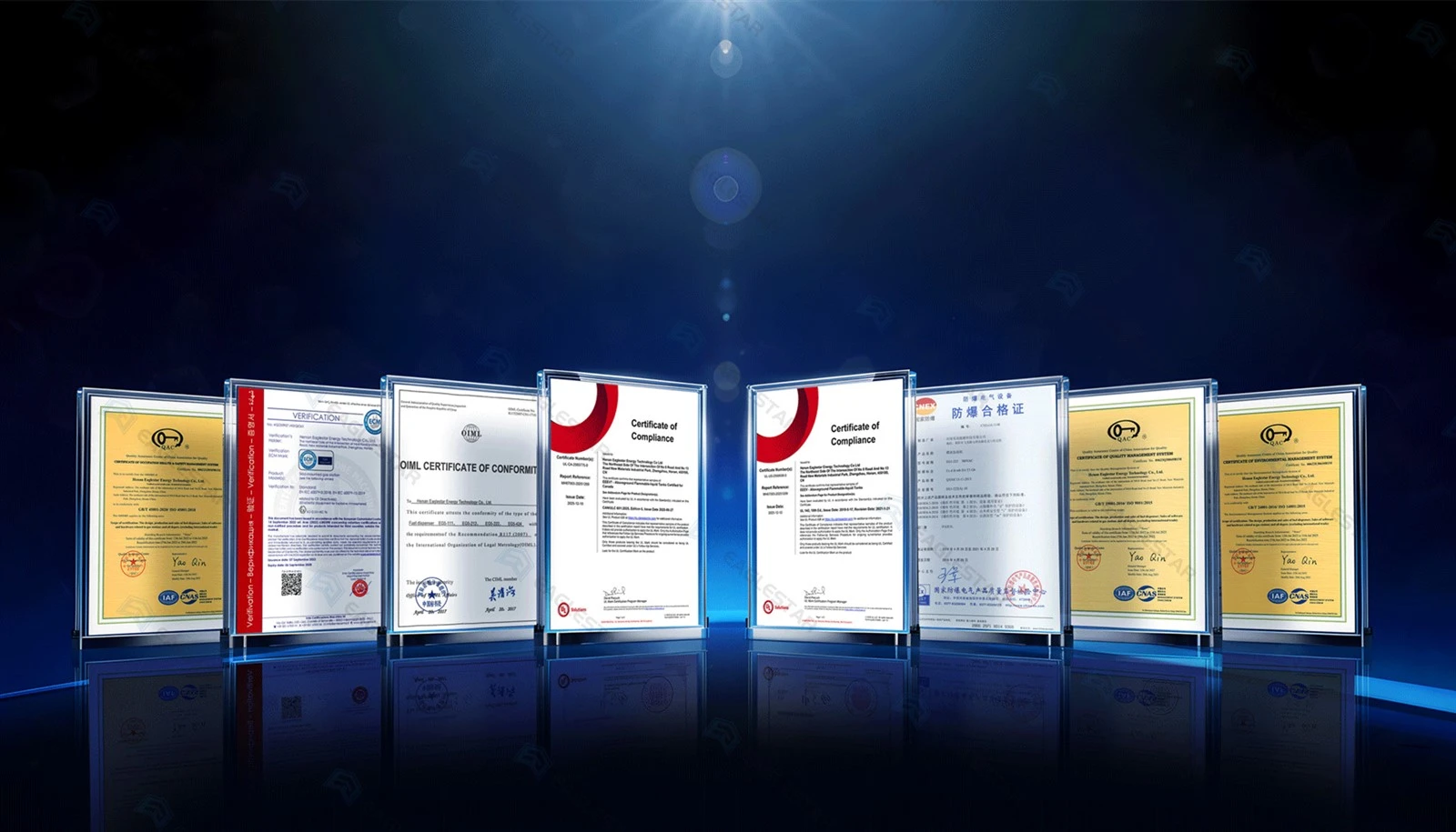 Eaglestar UL certifications for mobile gas station Eaglestar UL certifications for mobile gas station